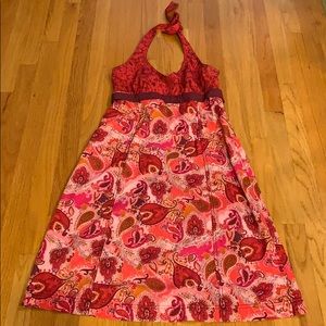 Athleta summer halter dress size 12